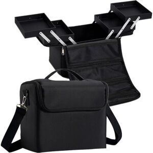 Soft Makeup Box, Large Makeup Organizer Case, Professional Nail Train Bag